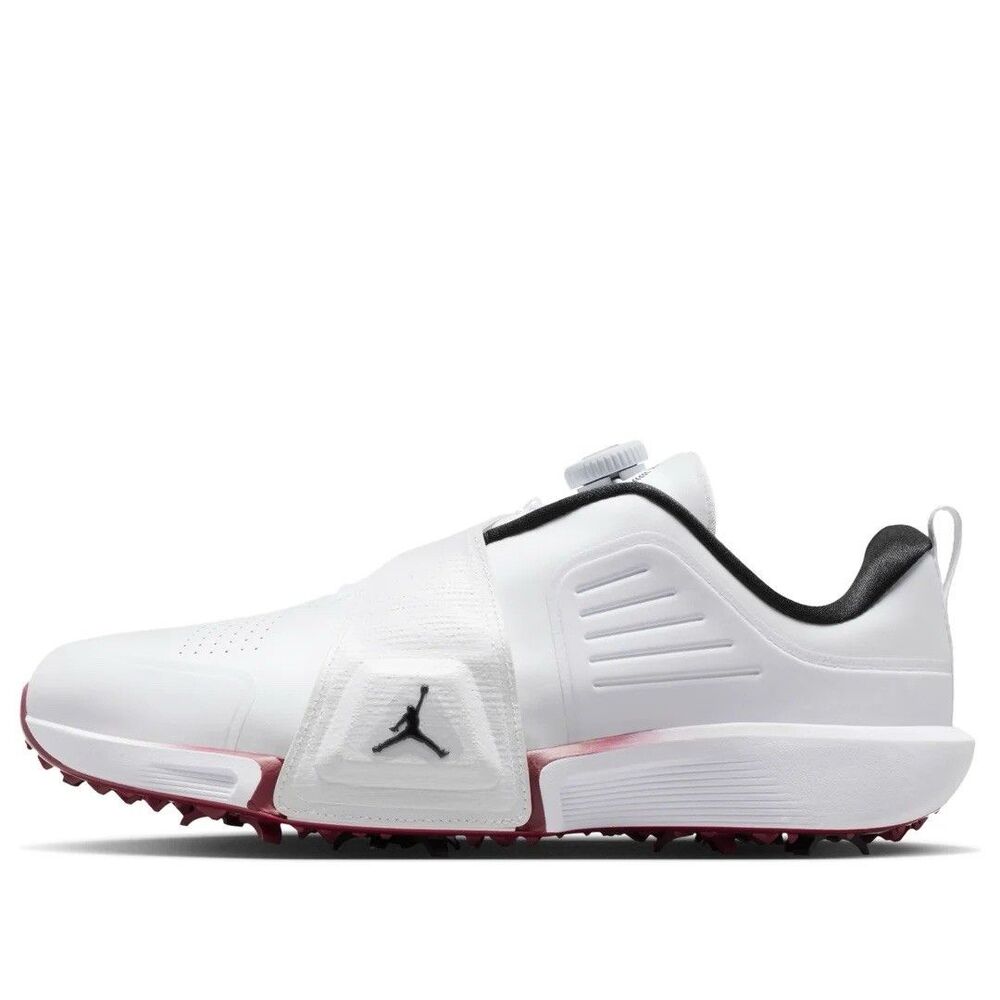 Size 15 Nike Air Jordan Rev White Black Team Red Mens Golf Shoes FV6338-104